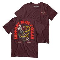 Troll Co. TR1220 - Support Blue Collar Serpent Tee