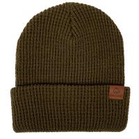 Wolverine WVH9011 - Waffle Knit Leather Patch Cap