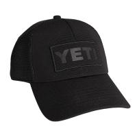 YETI YHBONB - Black on Black Patch Trucker Hat 