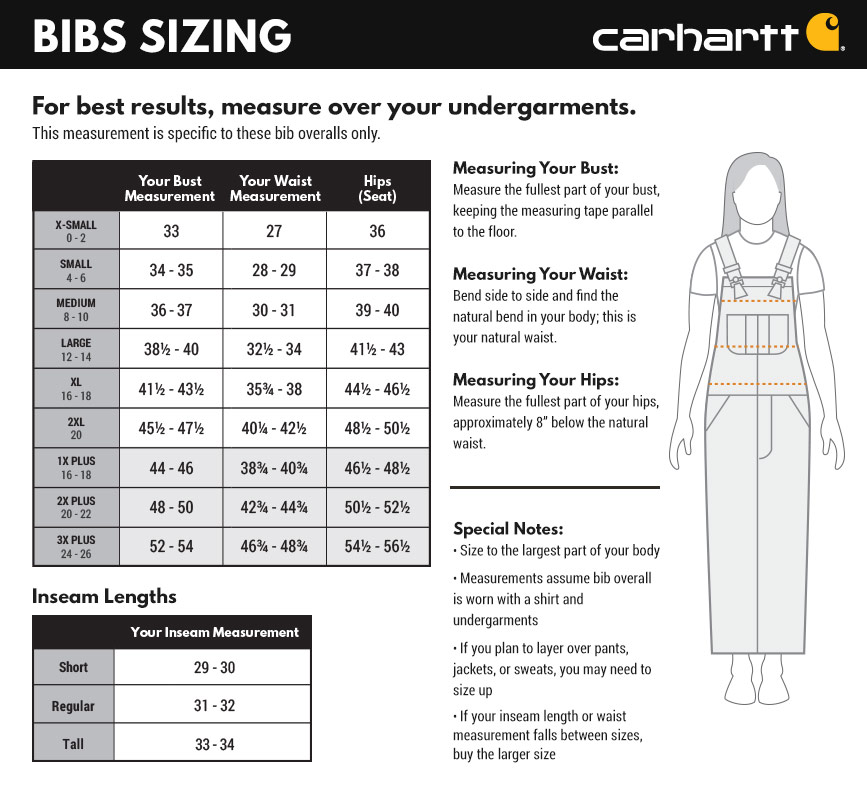 Regular and Plus Sizes Carhartt Women's Weathered Duck Wildwood Bib Overalls 