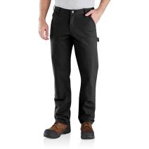 Black Rugged Flex® Relaxed Fit Duck Double-Front Utility Work Pant