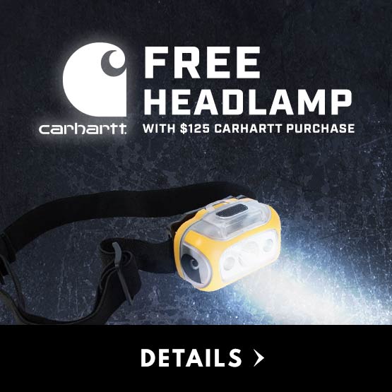 Free Carhartt Headlamp